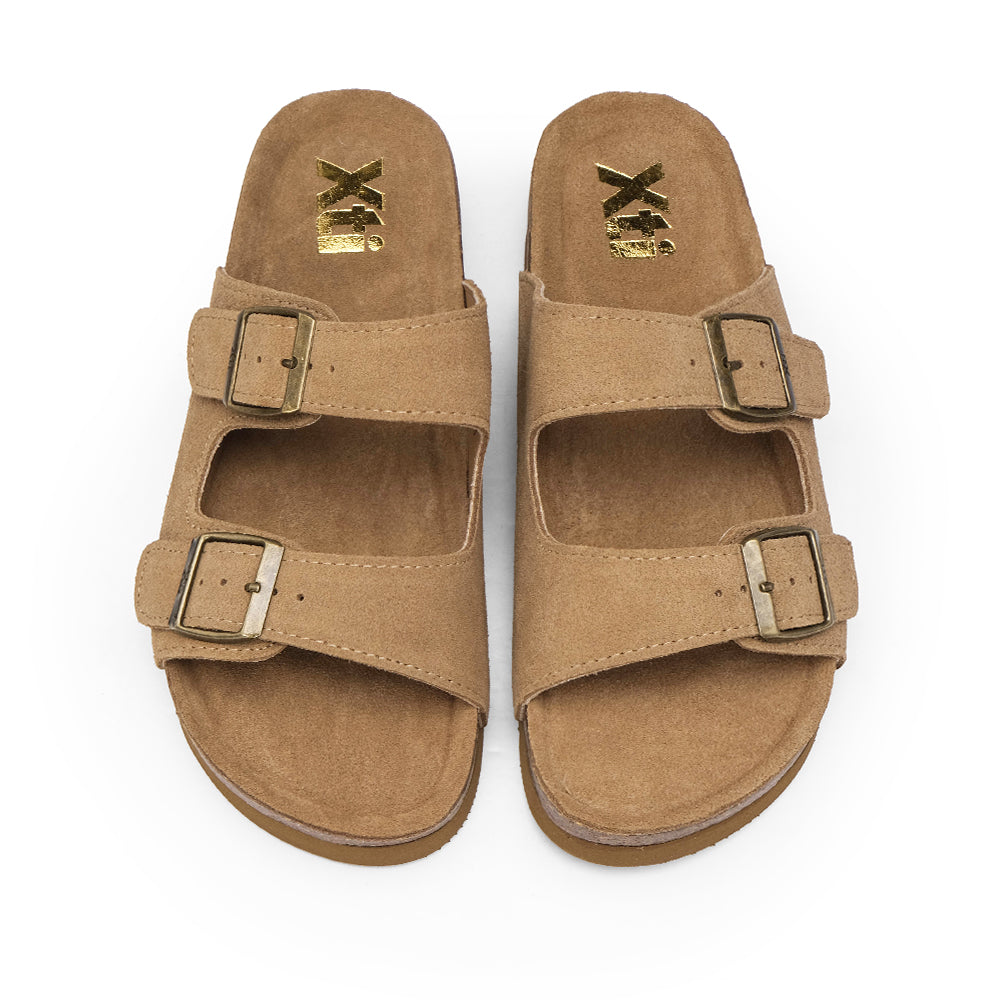 Chinelo Casual Mulher Camel