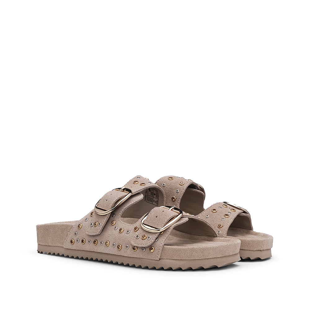 Chinelo Casual Mulher Bege