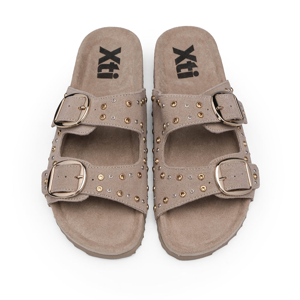 Chinelo Casual Mulher Bege