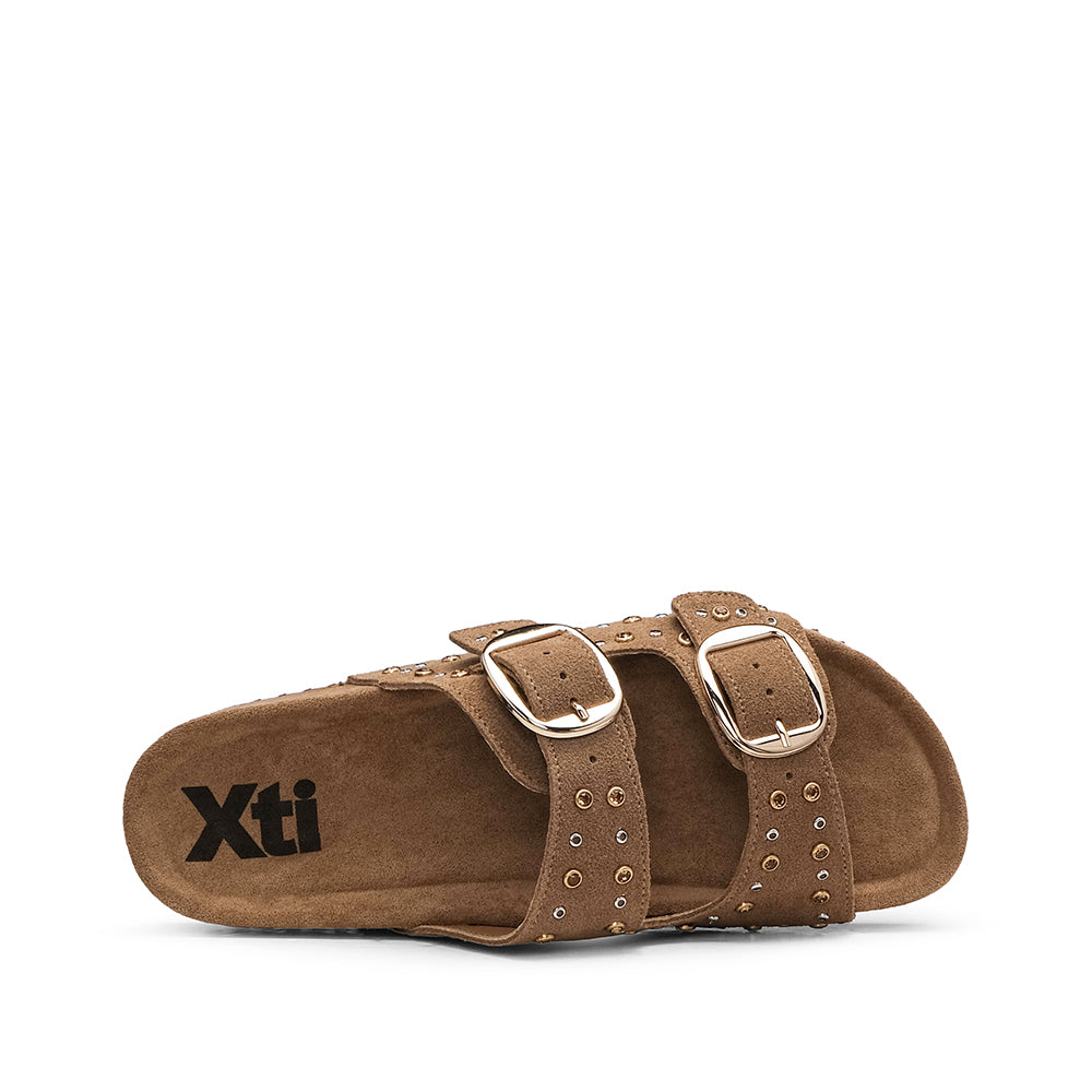 Chinelo Casual Mulher Camel
