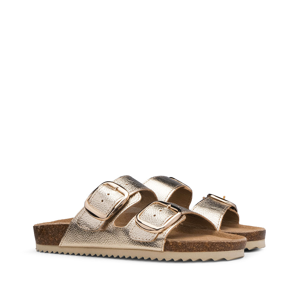 Chinelo Casual Mulher Dourado