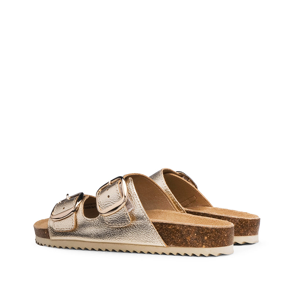 Chinelo Casual Mulher Dourado