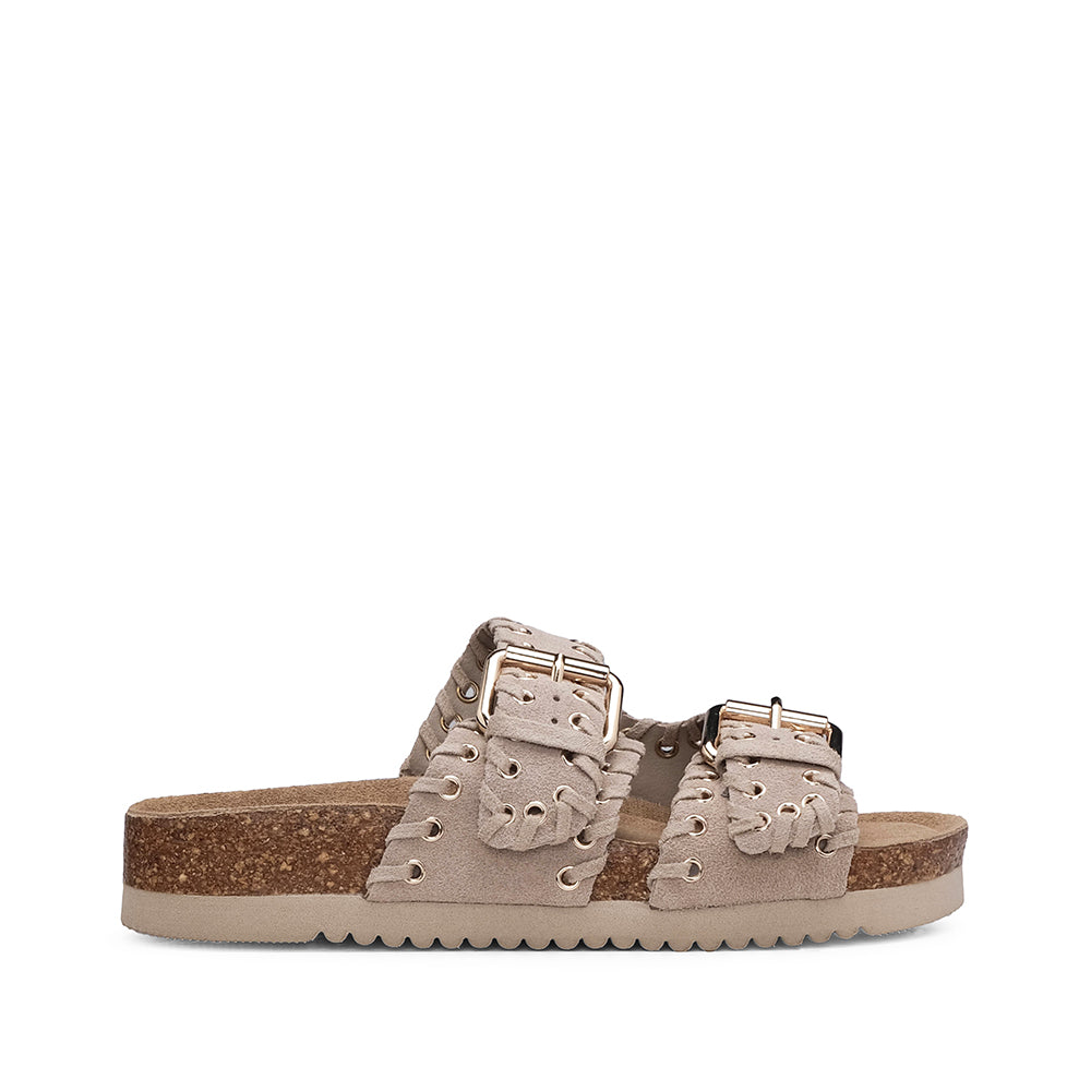 Chinelo Casual Mulher Bege