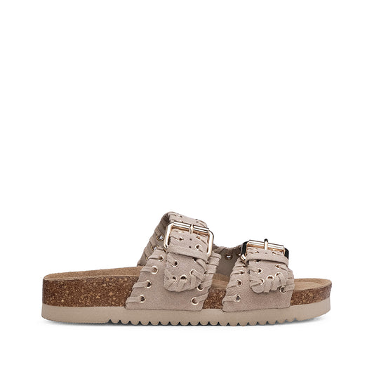 Chinelo Casual Mulher Bege