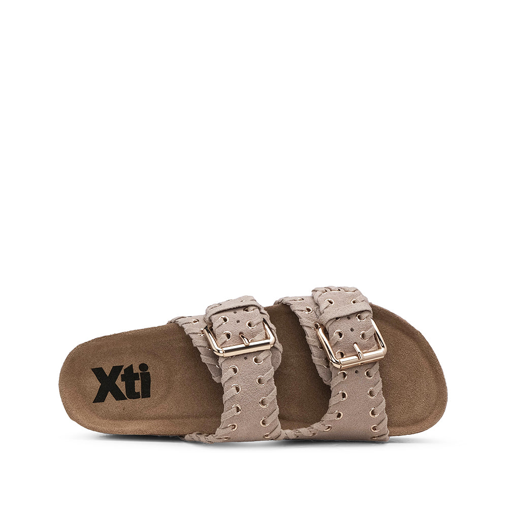 Chinelo Casual Mulher Bege