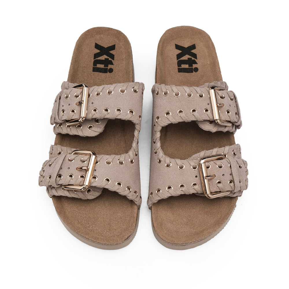 Chinelo Casual Mulher Bege