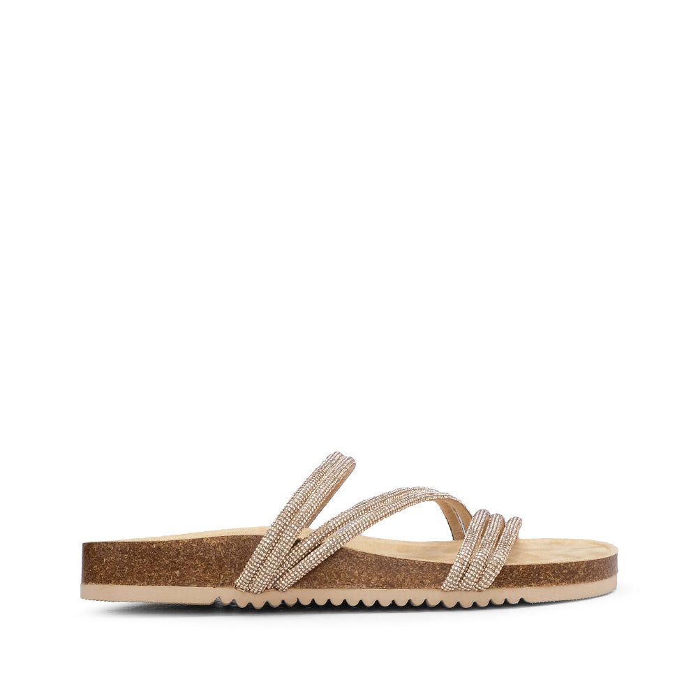 Chinelo Casual Mulher Dourado