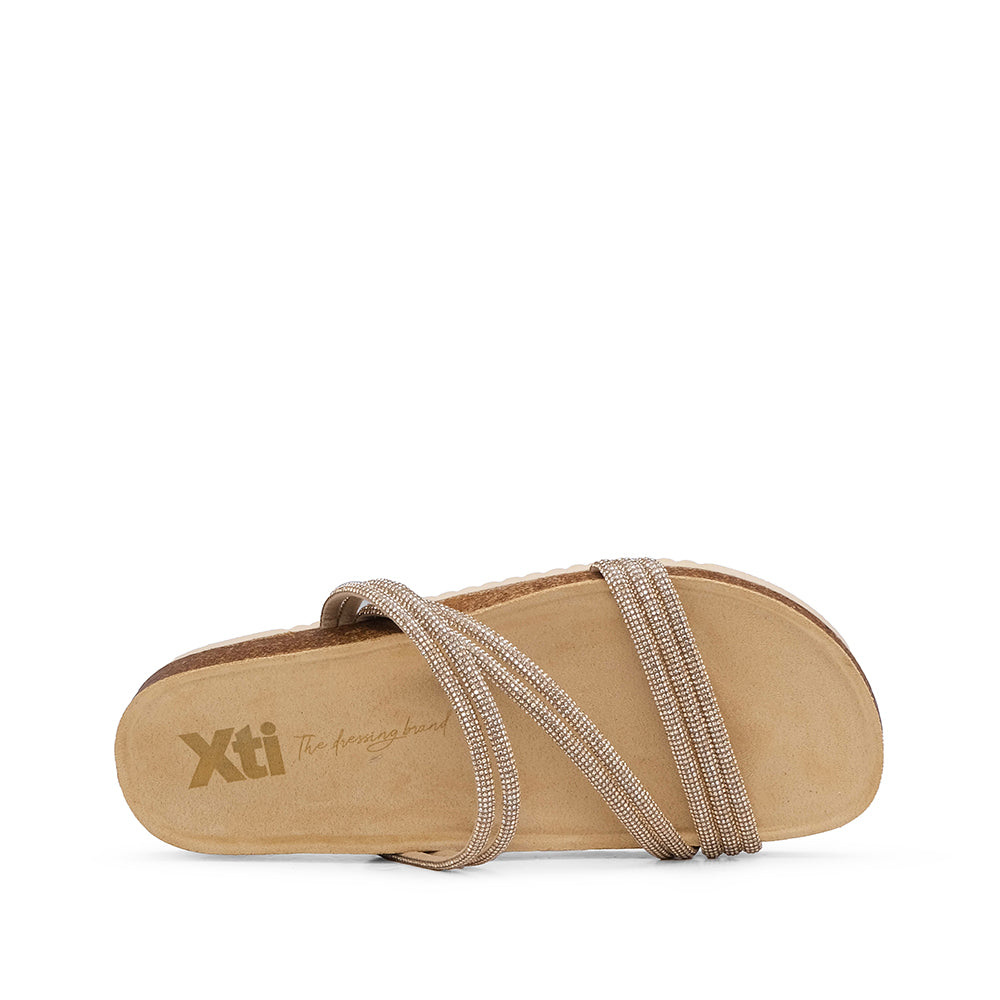 Chinelo Casual Mulher Dourado