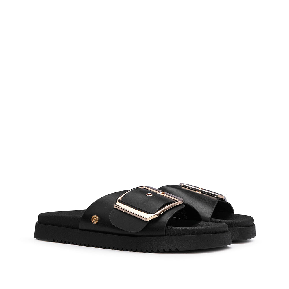 Chinelo Casual Mulher Preto