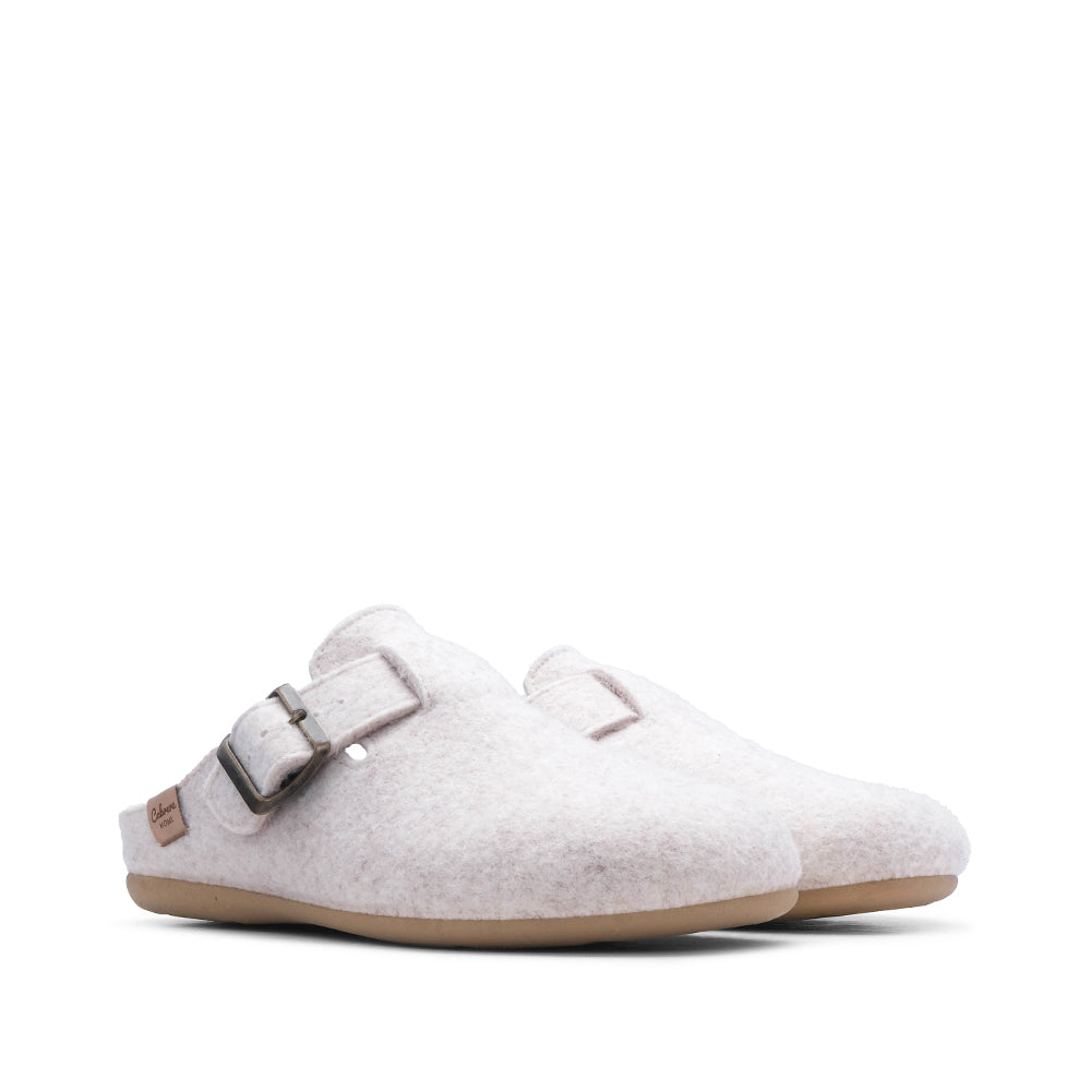 Chinelo Homewear Mulher Têxtil Bege