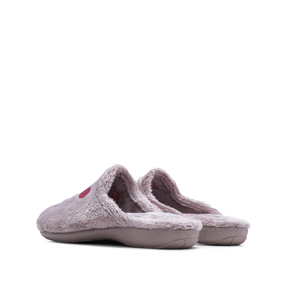 Chinelo Homewear Mulher Têxtil Taupe