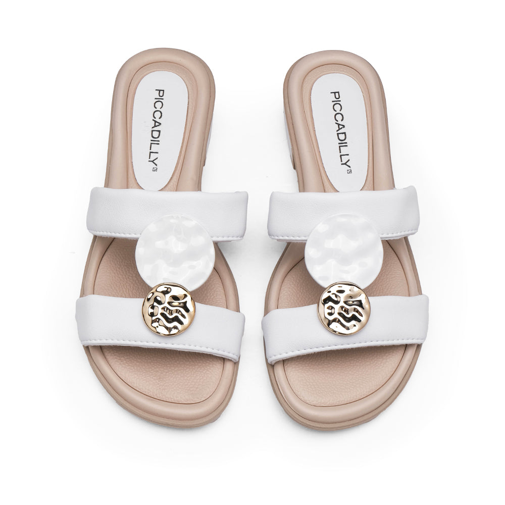 Chinelo Casual Mulher Branco