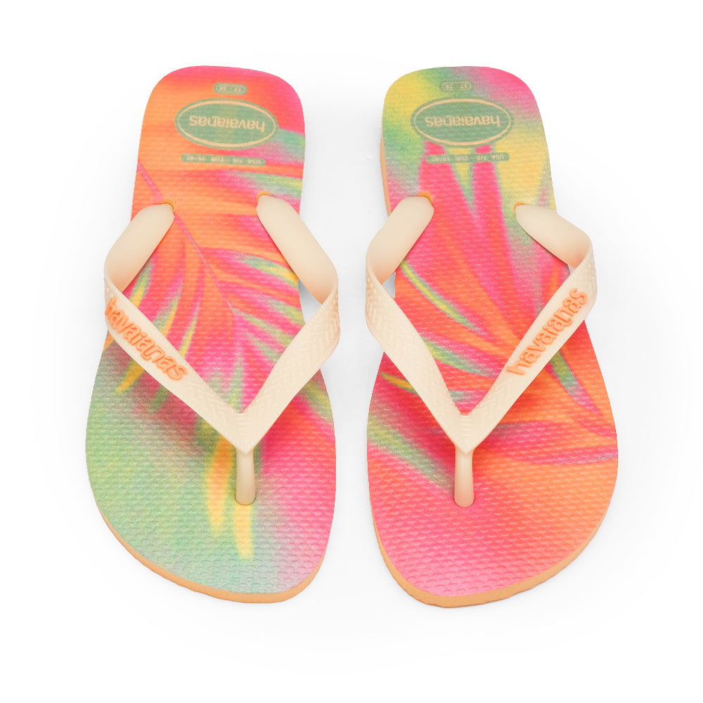 Chinelo Praia Mulher Amarelo