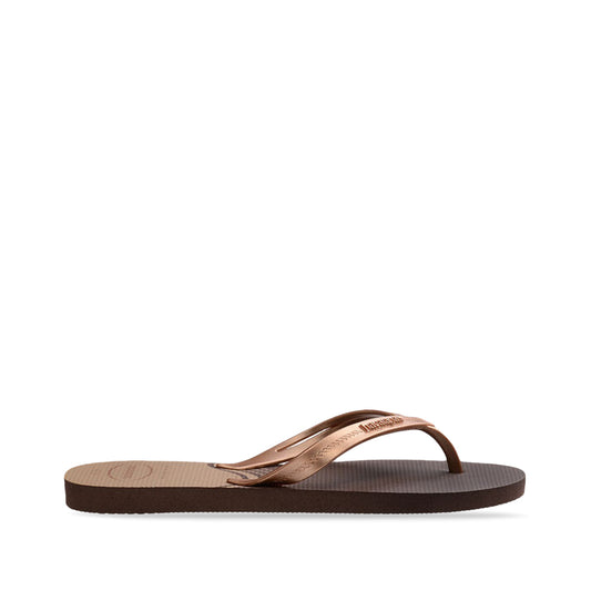 Chinelo Praia Mulher Dourado