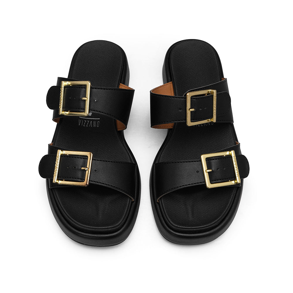 Chinelo Casual Mulher Preto