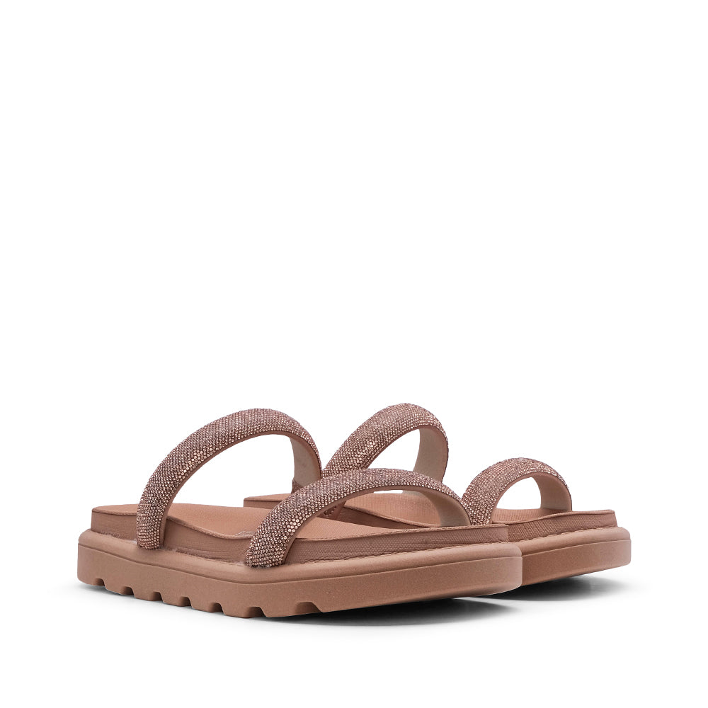 Chinelo Casual Mulher Nude