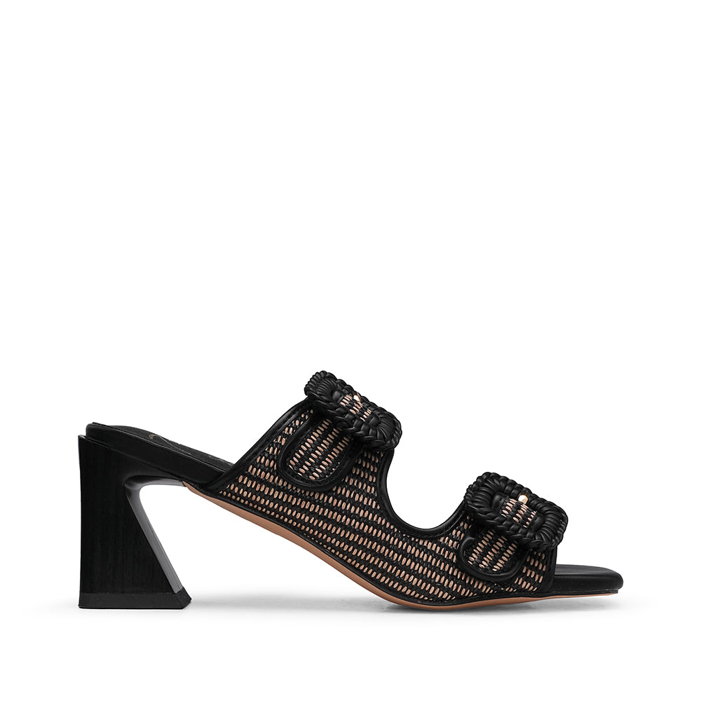Chinelo Salto Alto Mulher Preto