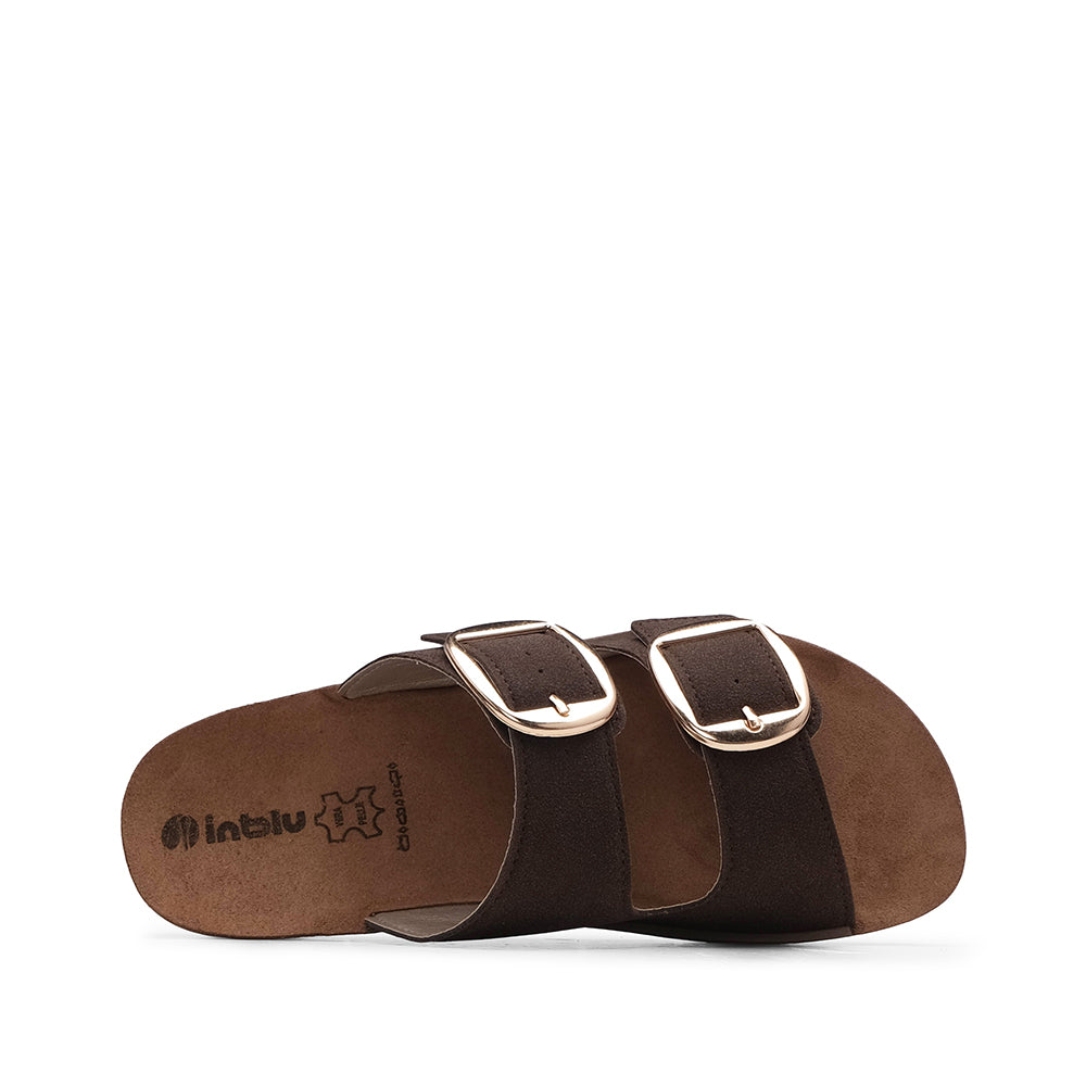 Chinelo Conforto Mulher Castanho