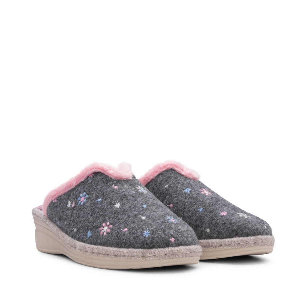 Chinelo Homewear Mulher Cinzento