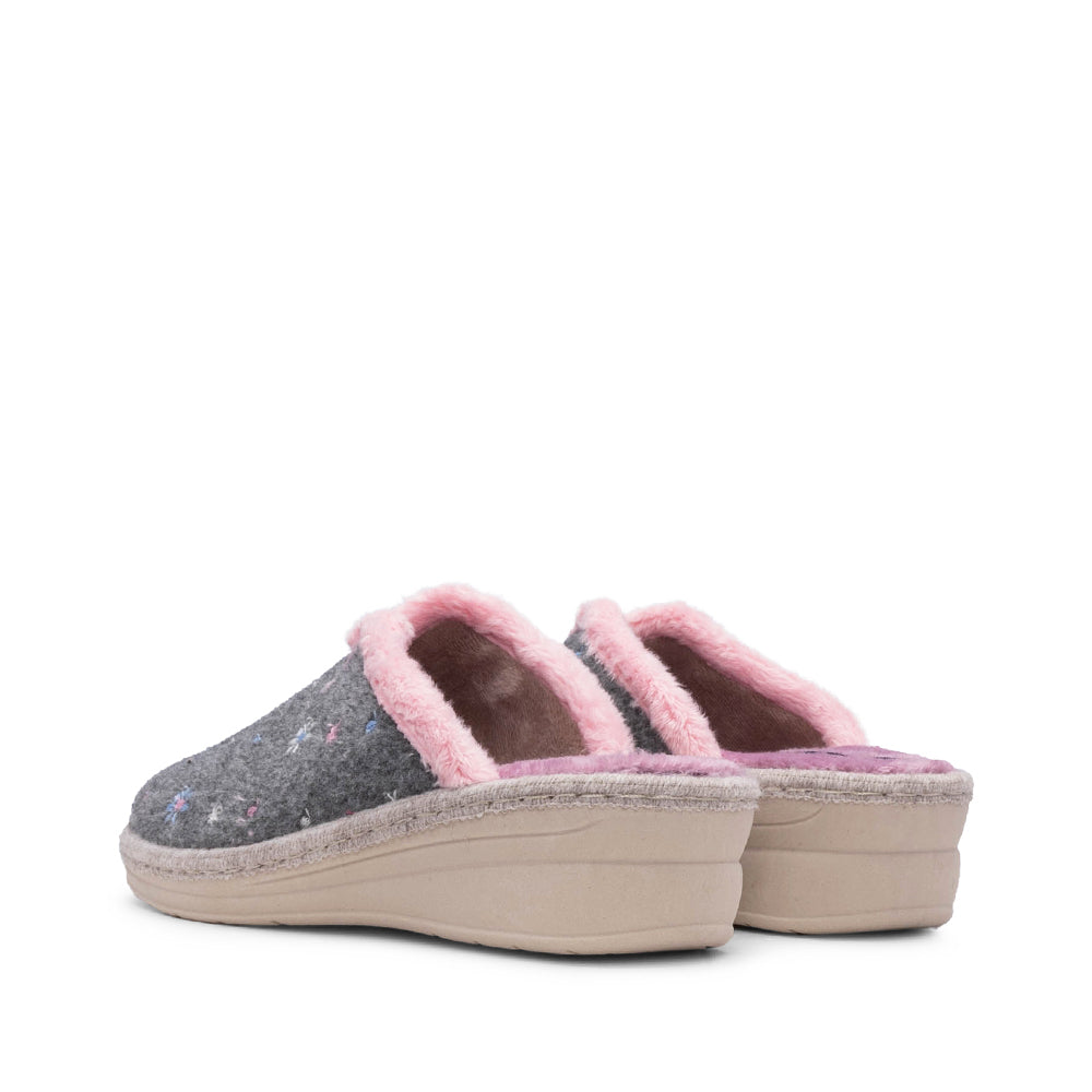 Chinelo Homewear Mulher Cinzento