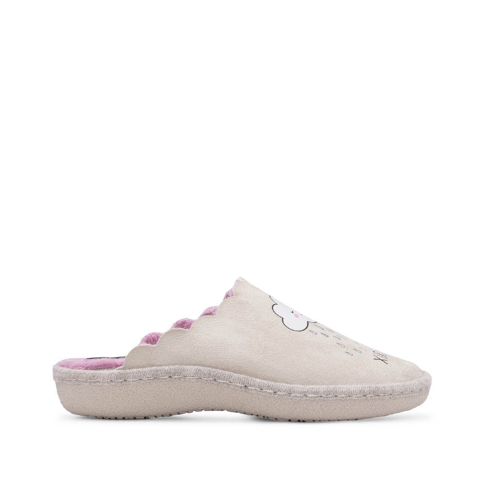 Chinelo Homewear Mulher Bege
