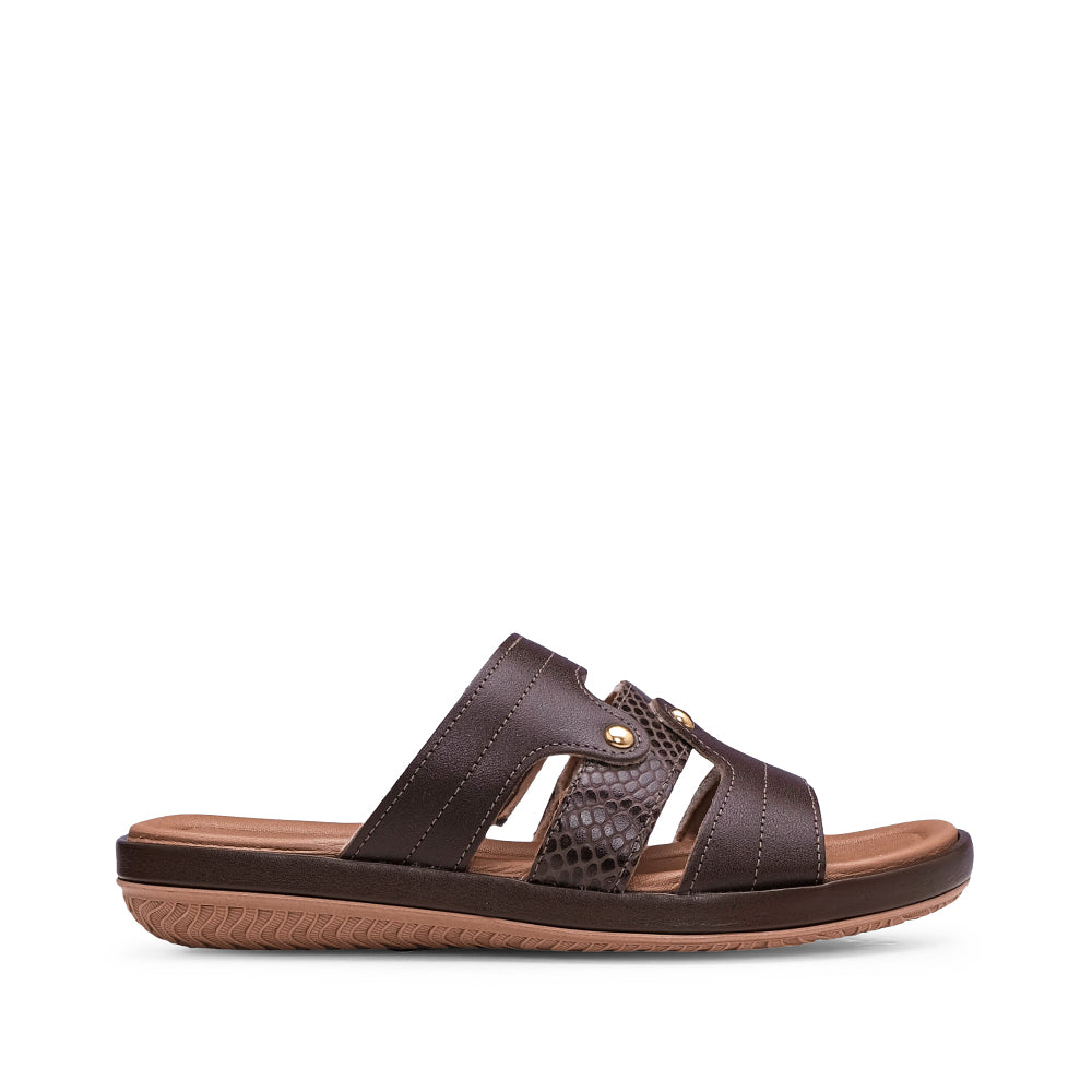 Chinelo Conforto Mulher Pele Castanho