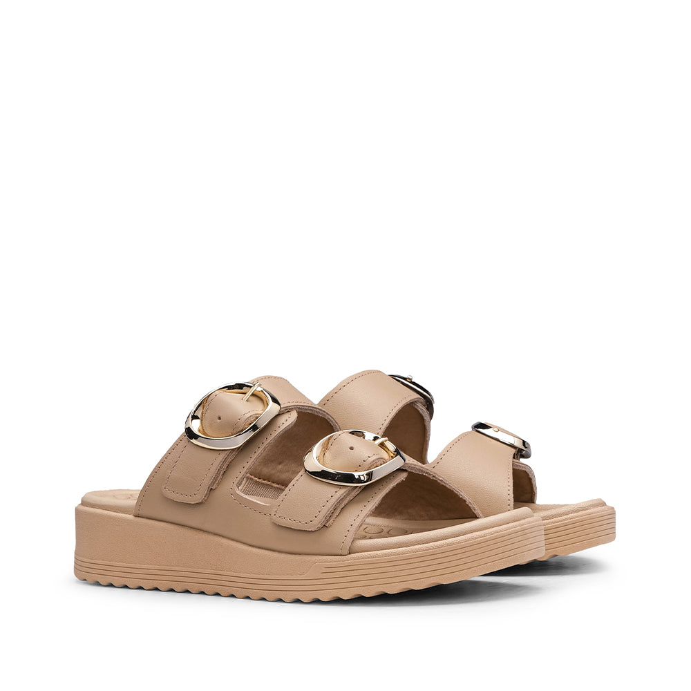 Chinelo Conforto Mulher Pele Bege