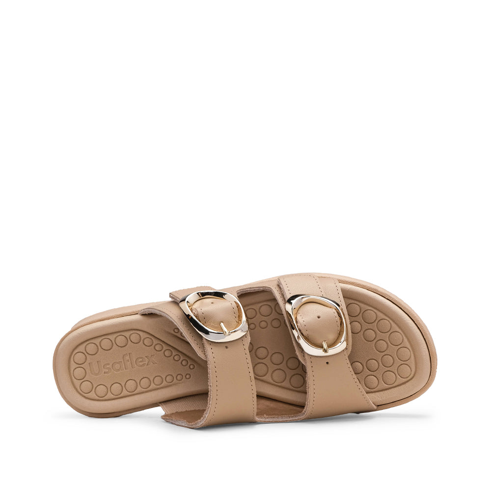 Chinelo Conforto Mulher Pele Bege