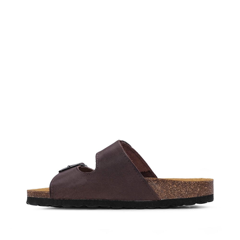 Chinelo Casual Mulher Pele Castanho