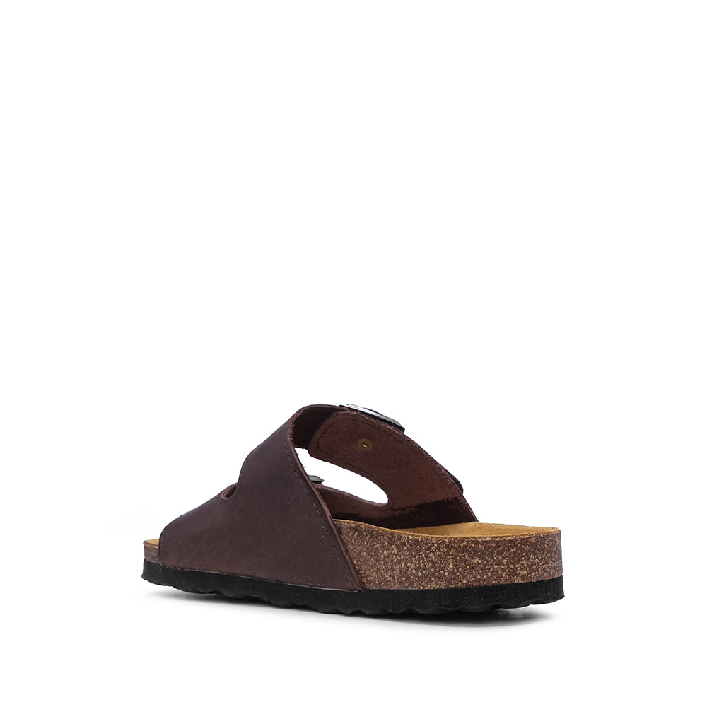 Chinelo Casual Mulher Pele Castanho