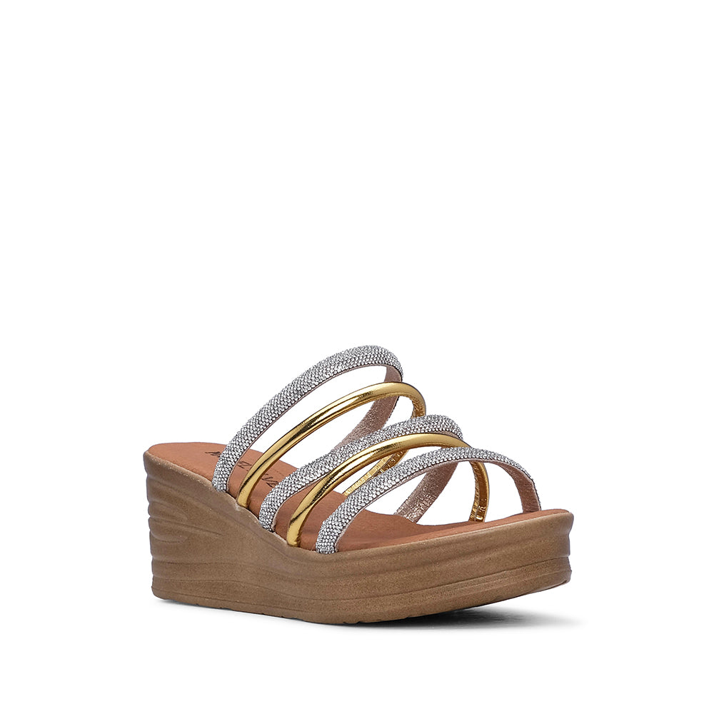 Soca Salto Cunha Mulher Pele Dourado