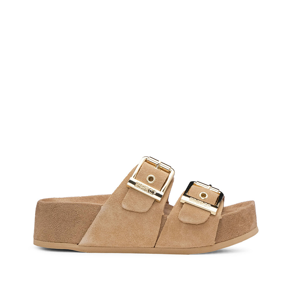 Chinelo Casual Mulher Pele Bege