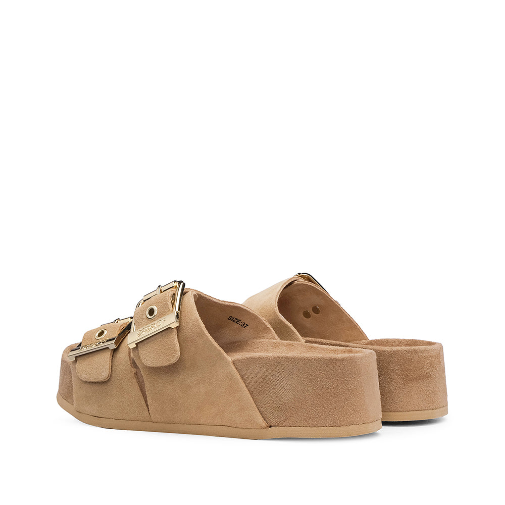 Chinelo Casual Mulher Pele Bege