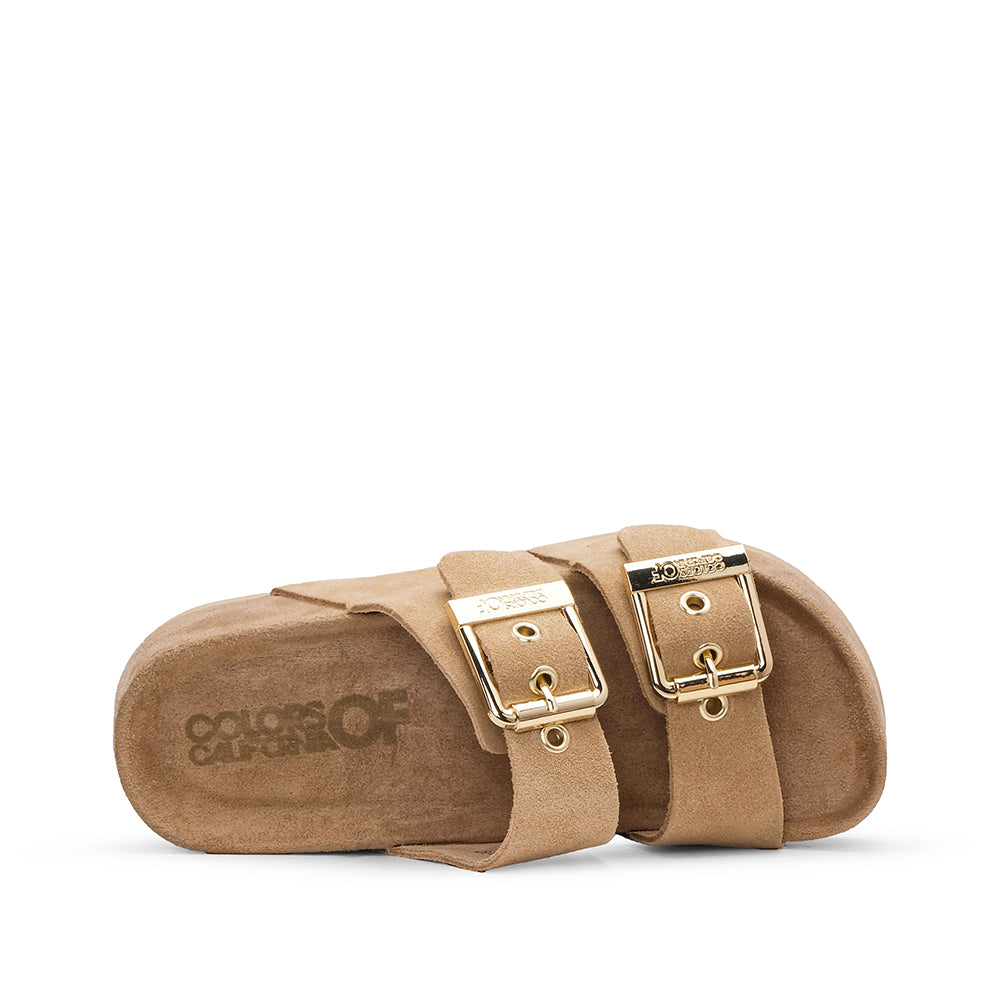 Chinelo Casual Mulher Pele Bege