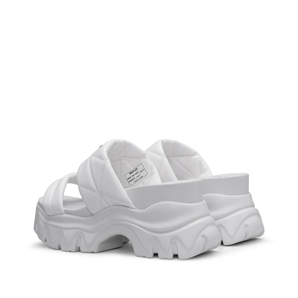 Chinelo Plataforma Mulher Branco