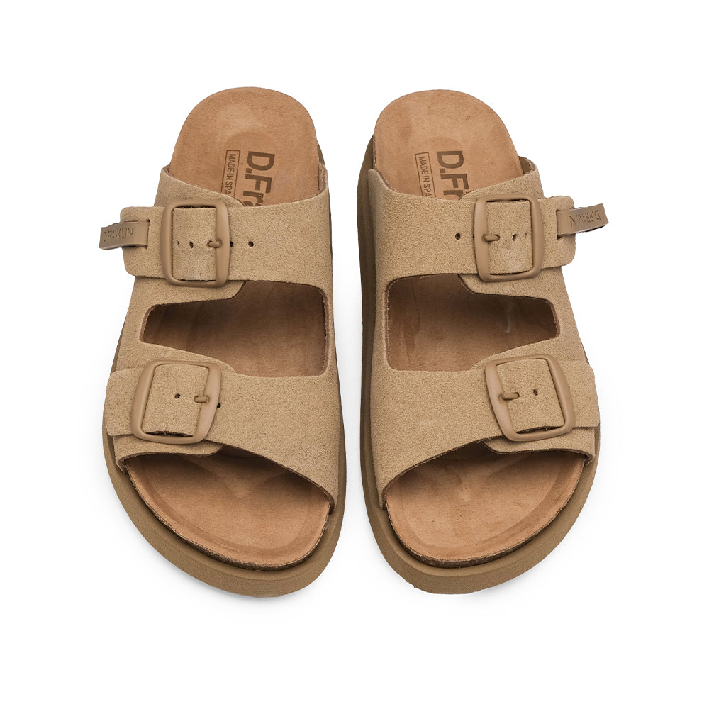 Chinelo Casual Mulher Pele Bege