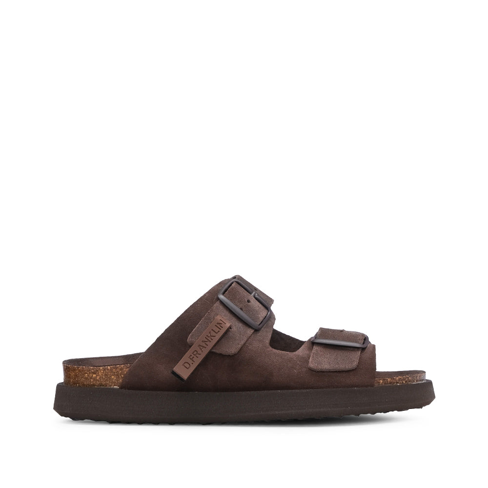 Chinelo Casual Mulher Pele Castanho