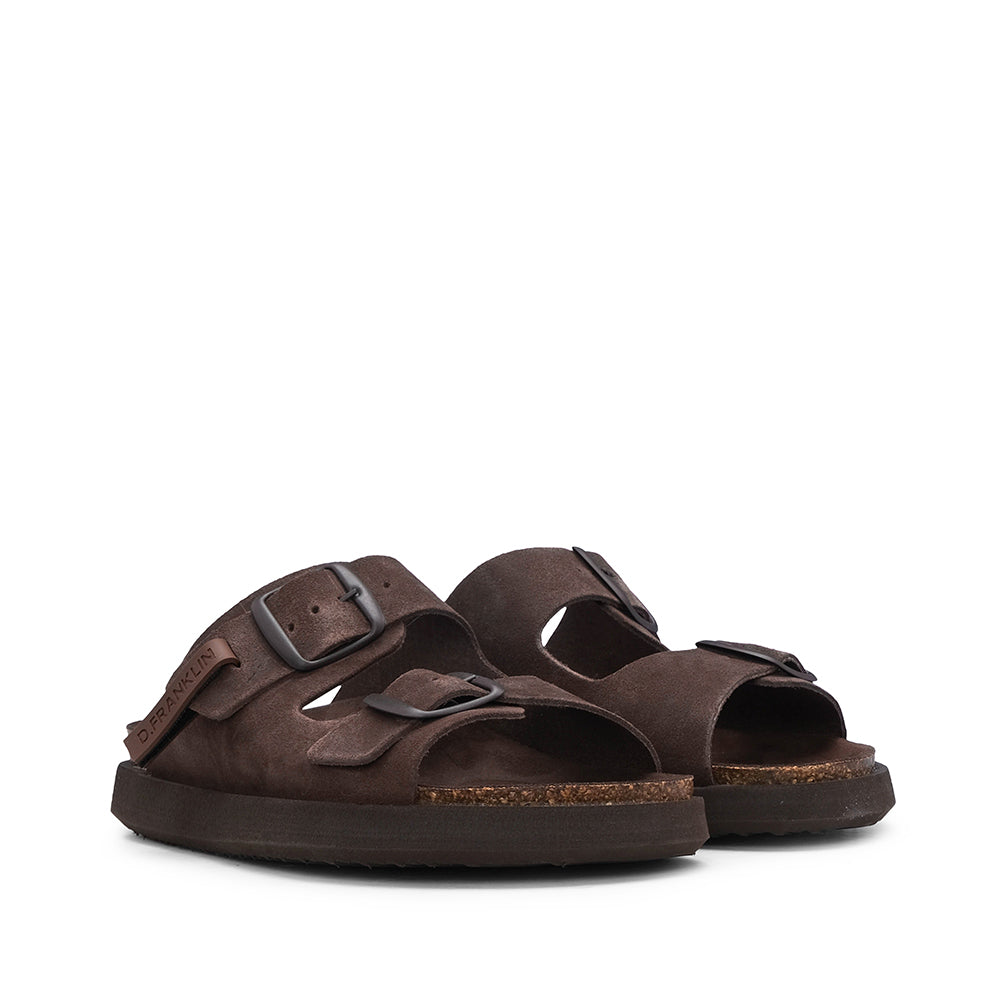 Chinelo Casual Mulher Pele Castanho