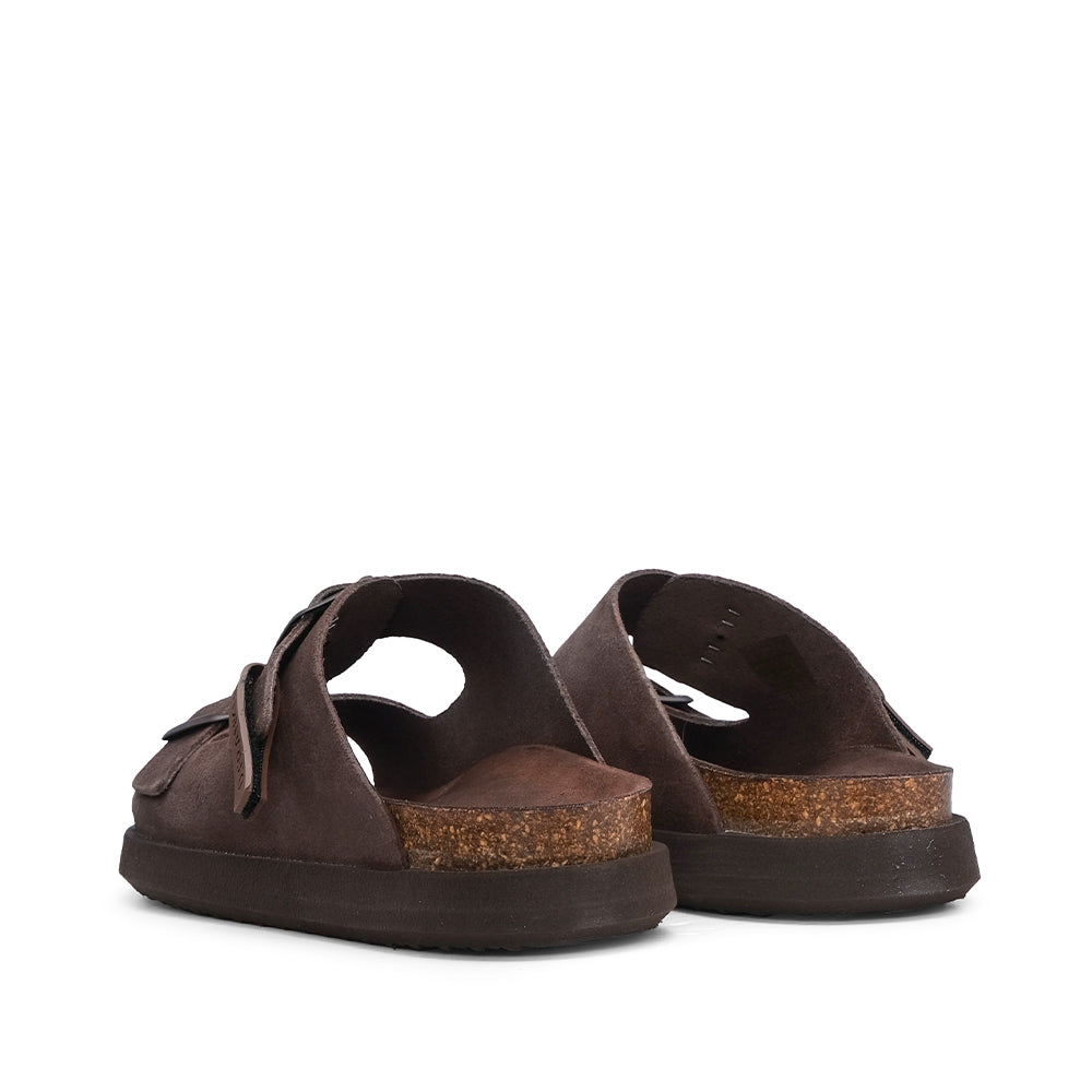 Chinelo Casual Mulher Pele Castanho