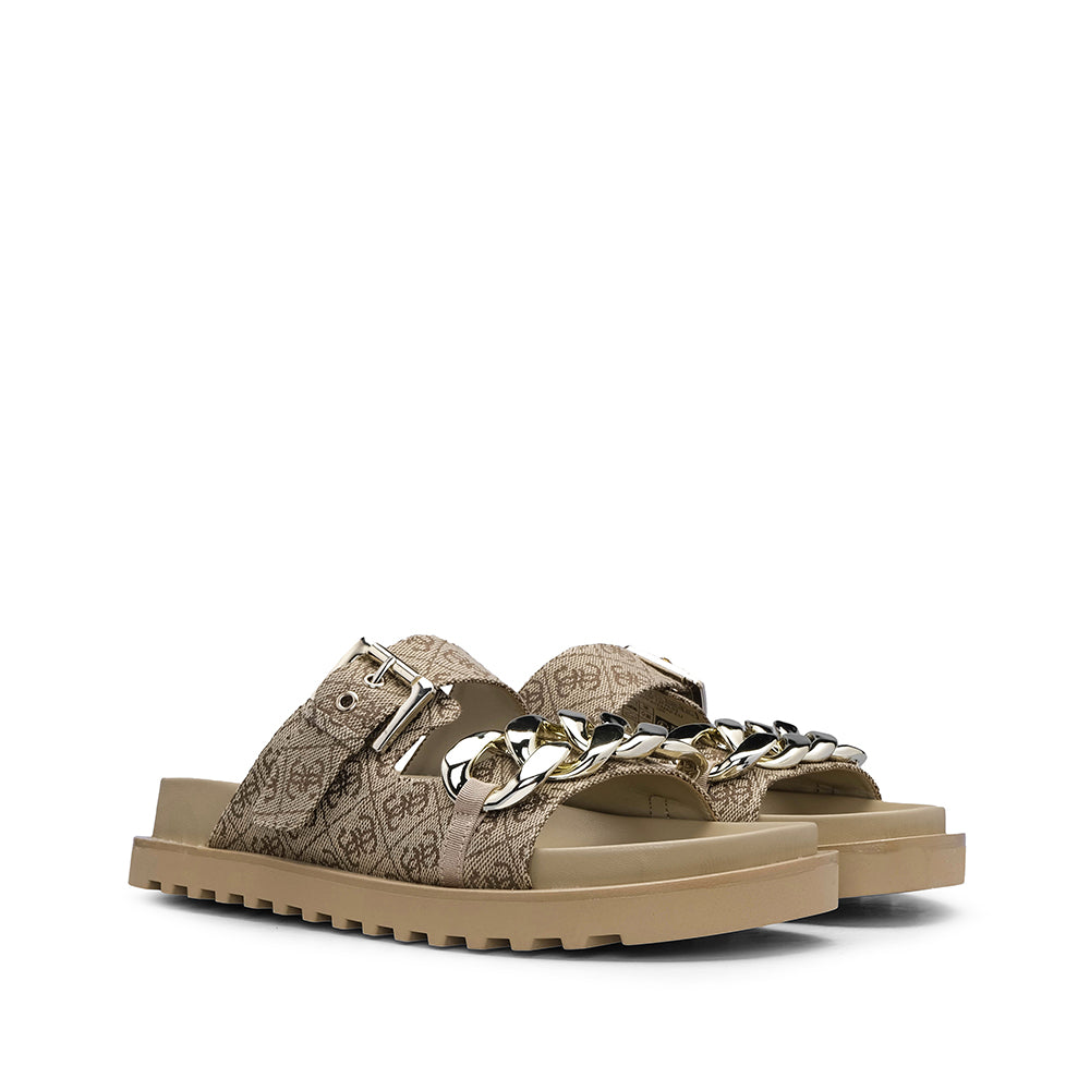 Chinelo Casual Mulher Bege