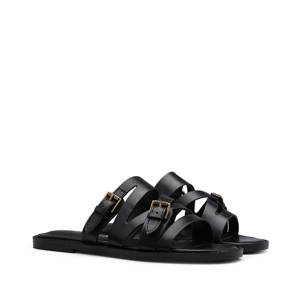 Chinelo Salto Raso Mulher Preto