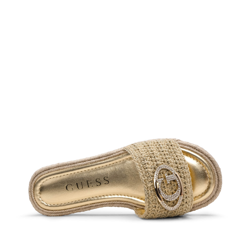 Chinelo Casual Mulher Dourado