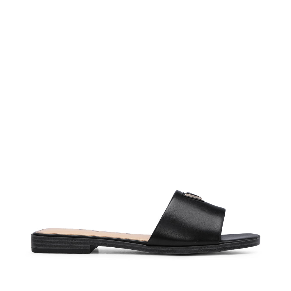 Chinelo Salto Raso Mulher Preto