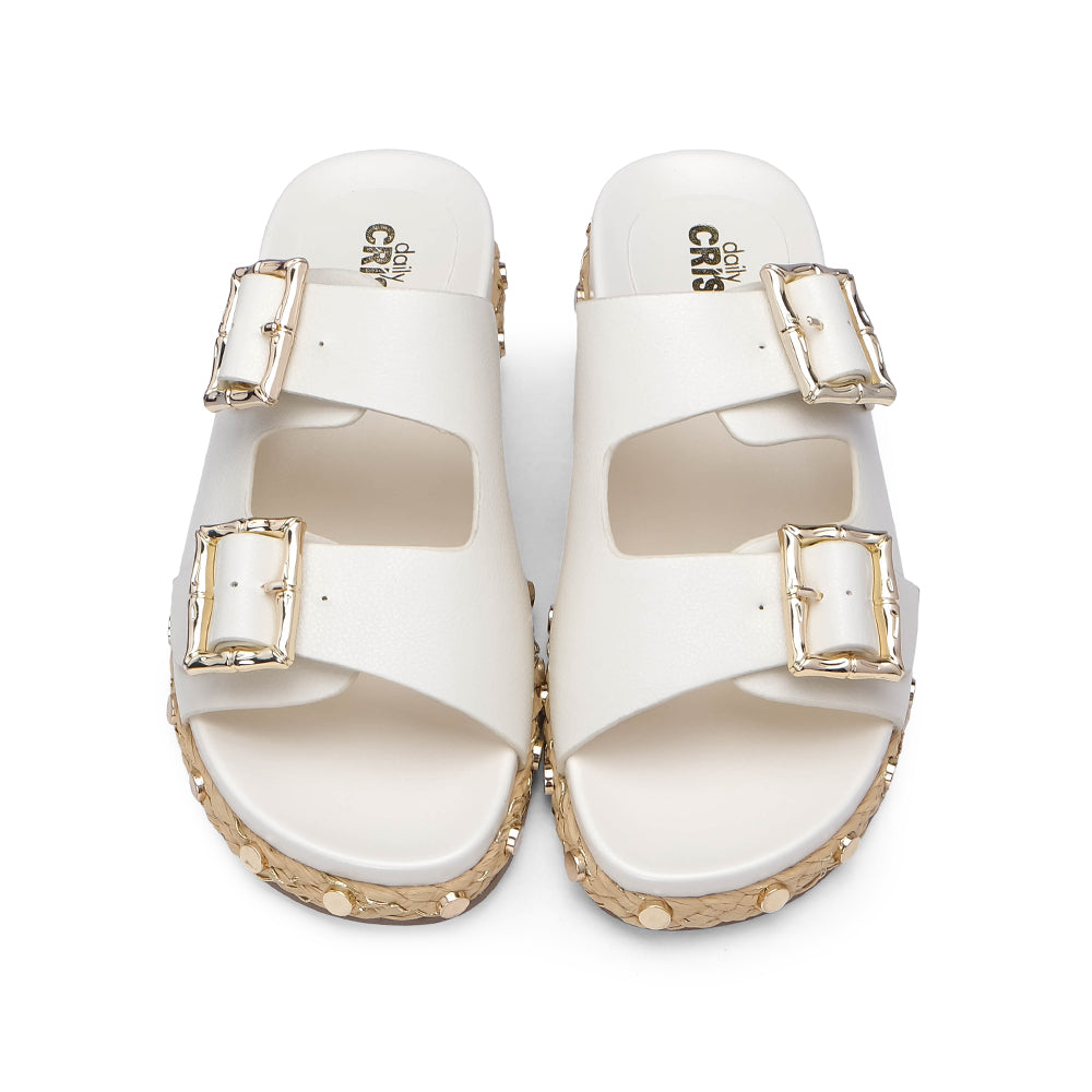 Chinelo Casual Mulher Branco