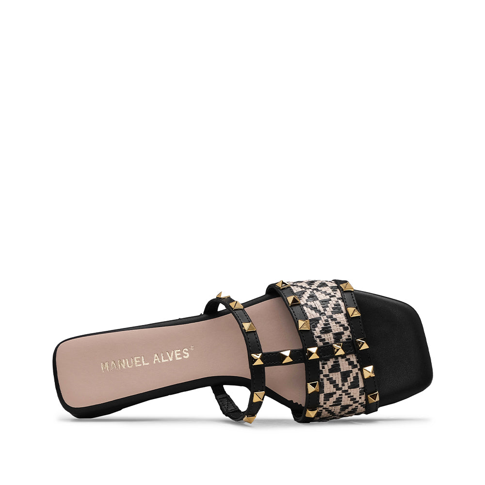 Chinelo Casual Mulher Preto