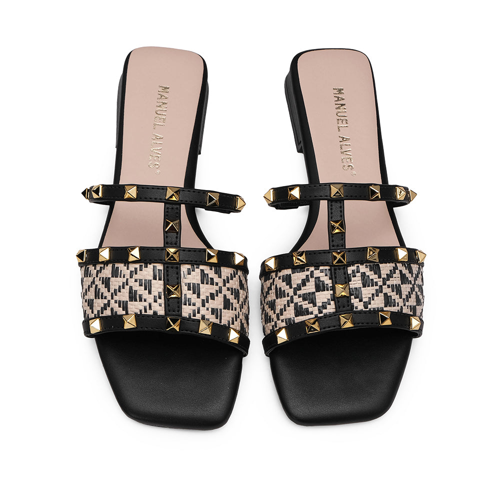 Chinelo Casual Mulher Preto