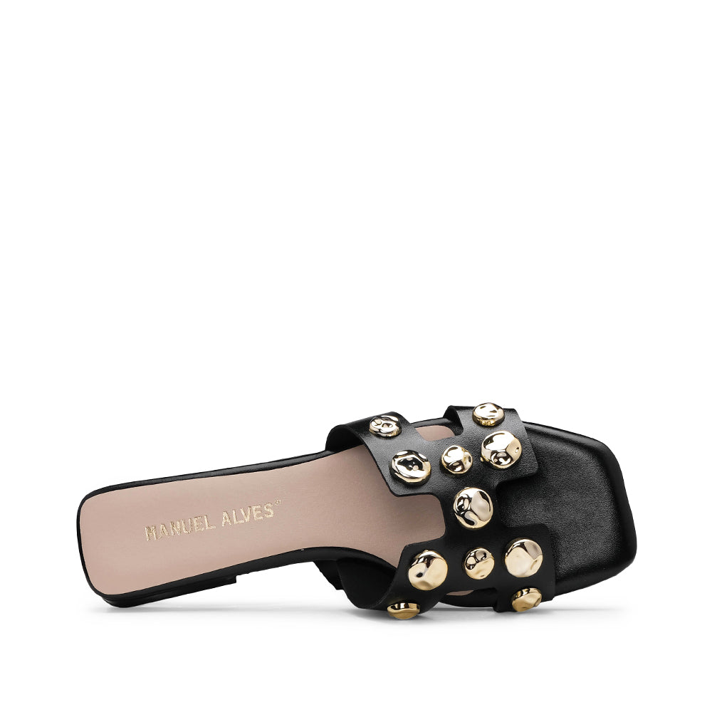 Chinelo Casual Mulher Preto