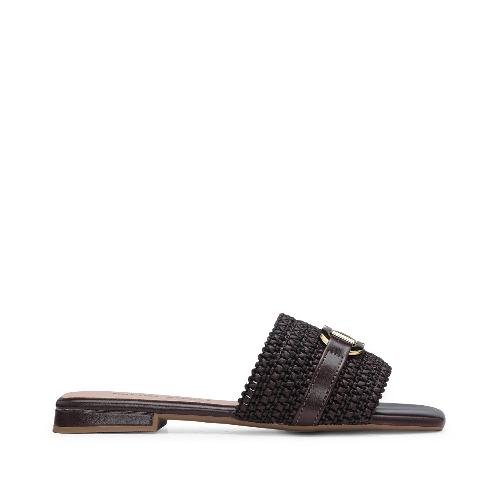 Chinelo Casual Mulher Castanho