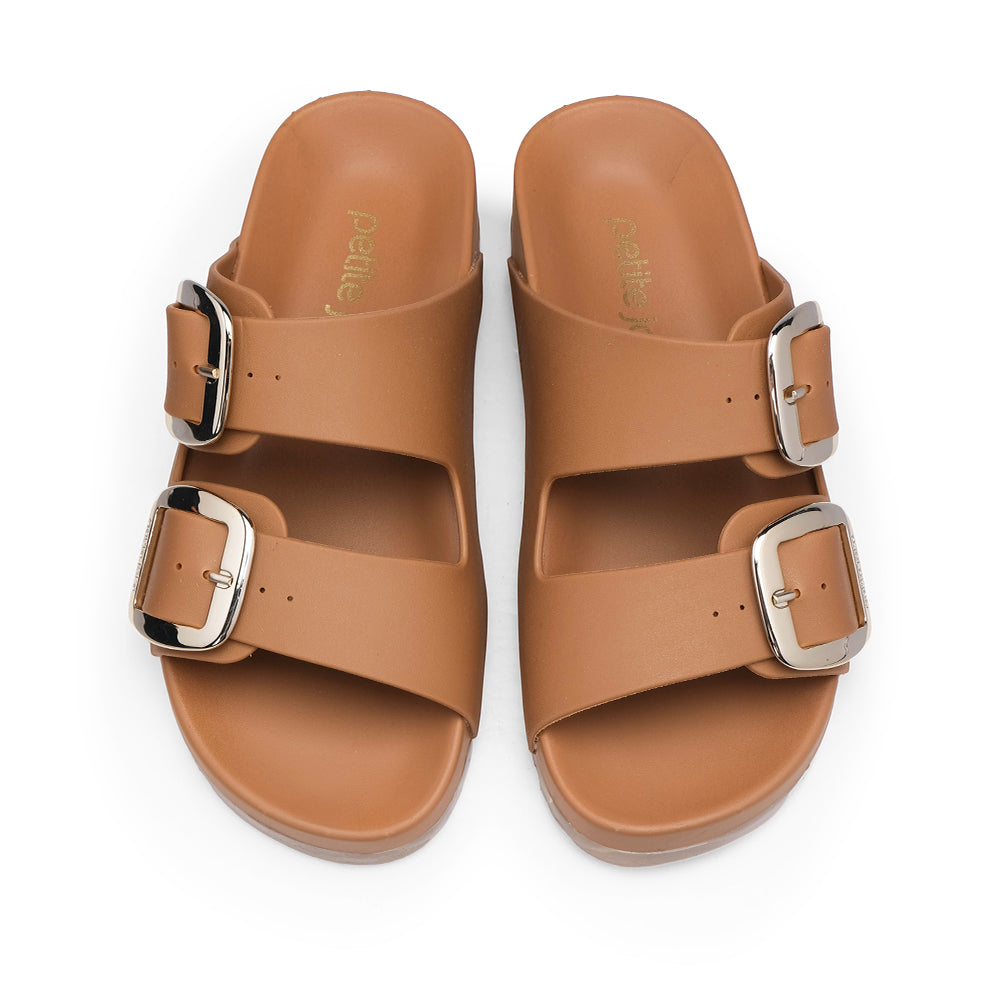 Chinelo Praia Mulher Camel