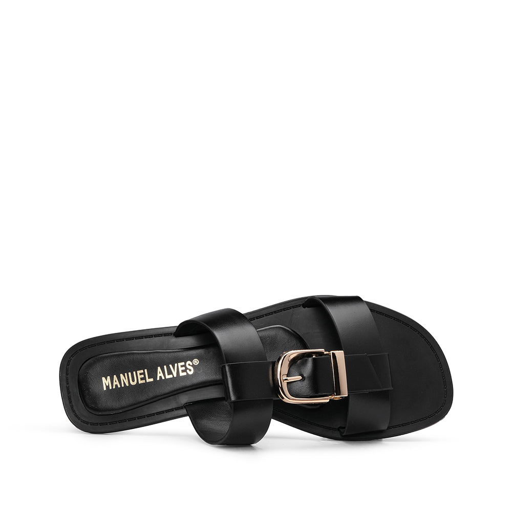 Chinelo Casual Mulher Preto